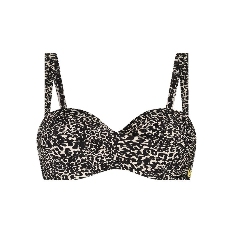 Ten Cate Beach Twisted bikinitop little leopard