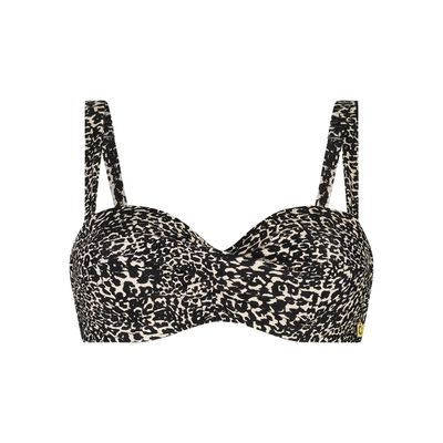 Ten Cate Beach Twisted bikinitop little leopard