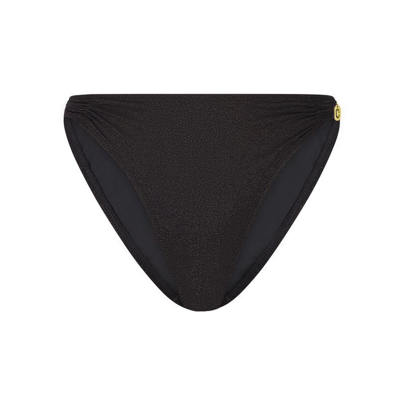 Ten Cate Highleg Beach bikinislip shiny zwart