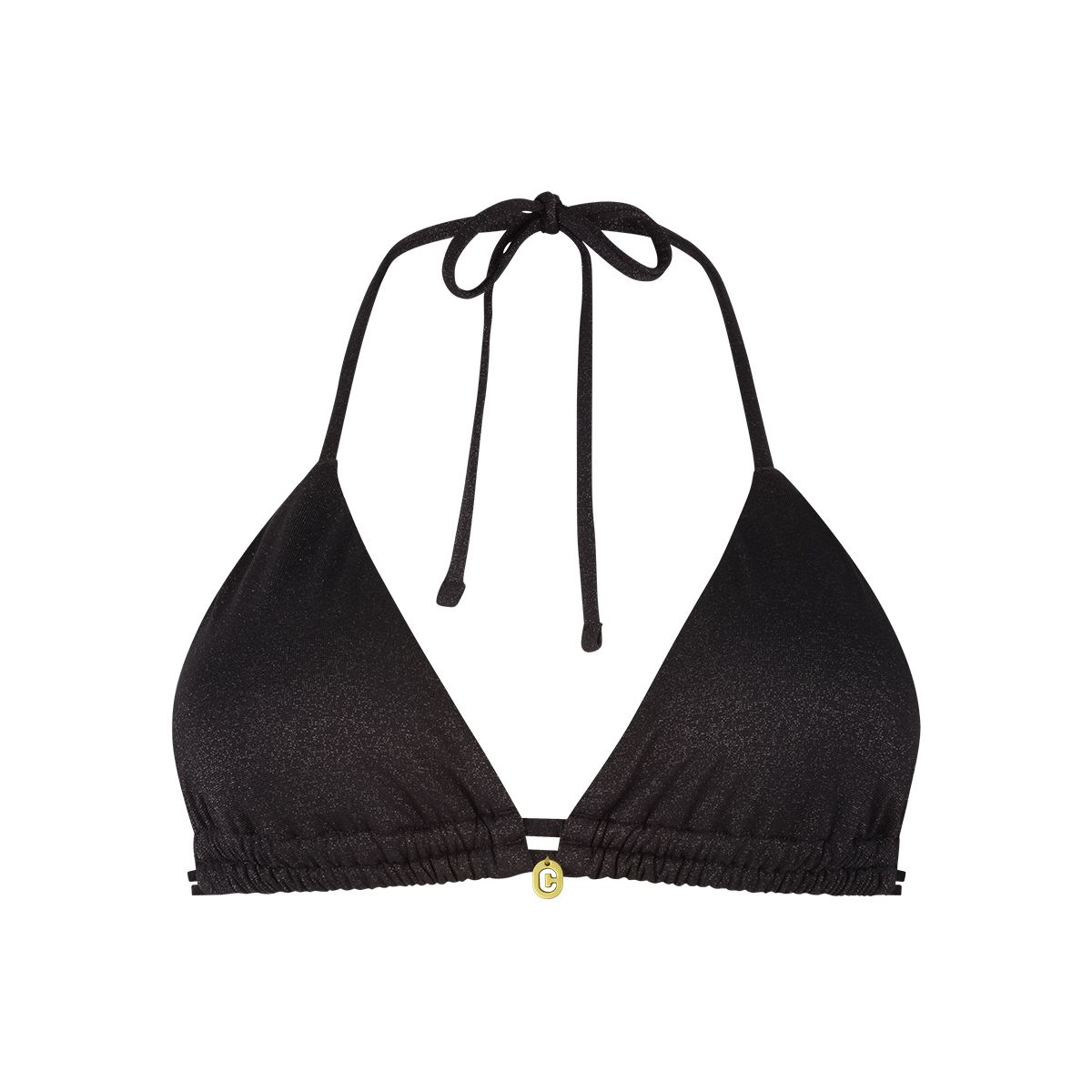 Ten Cate Triangle bikinitop shiny zwart