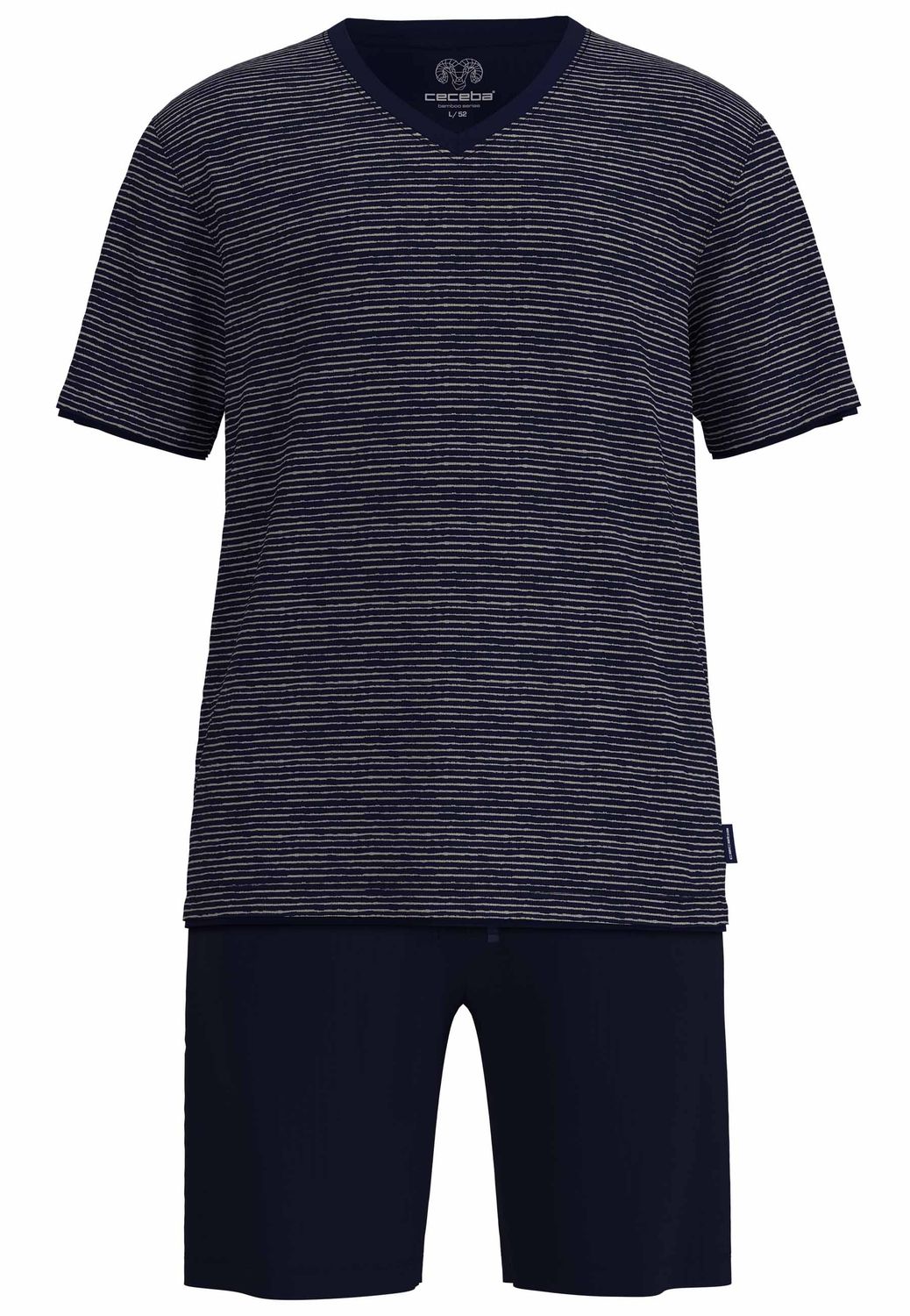 Ceceba Stripe heren shortama marine