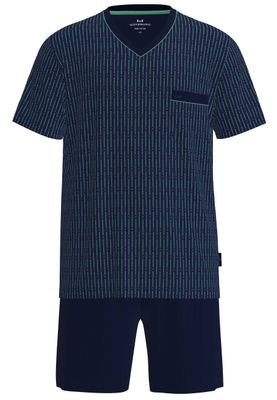 Gotzburg heren shortama marine/groen