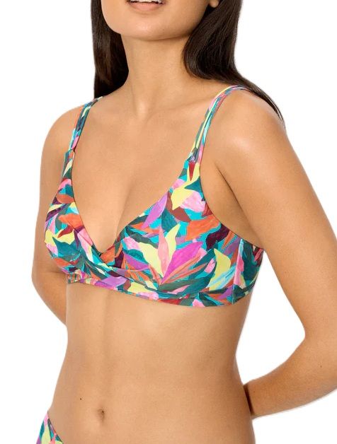 Ysabel Mora Leaves triangle bikinitop