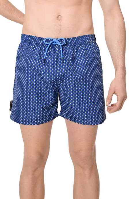 Ysabel Mora Geometric zwemshort marine
