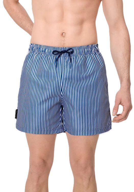 Ysabel Mora Stripe zwemshort marine