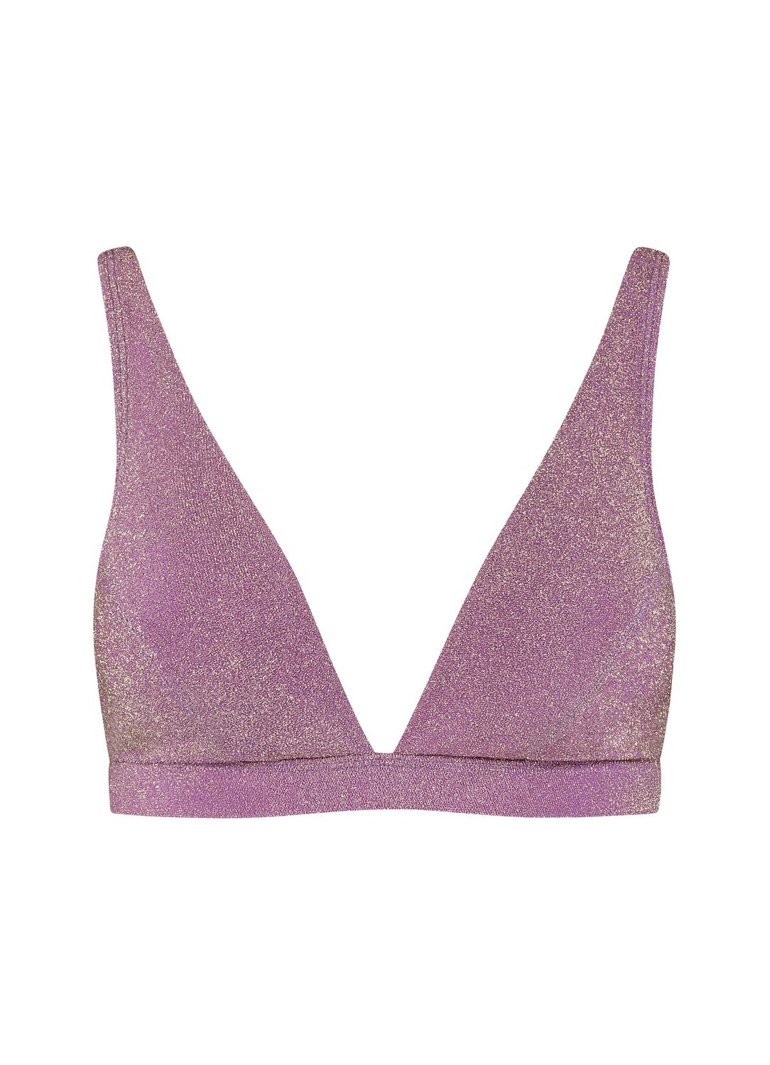 Beachlife Limited padded bikinitop mauve glitter