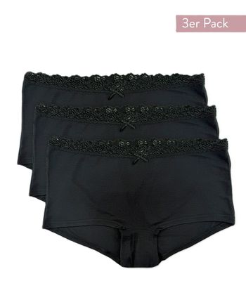 Nina von C Cosy short 3-pack zwart