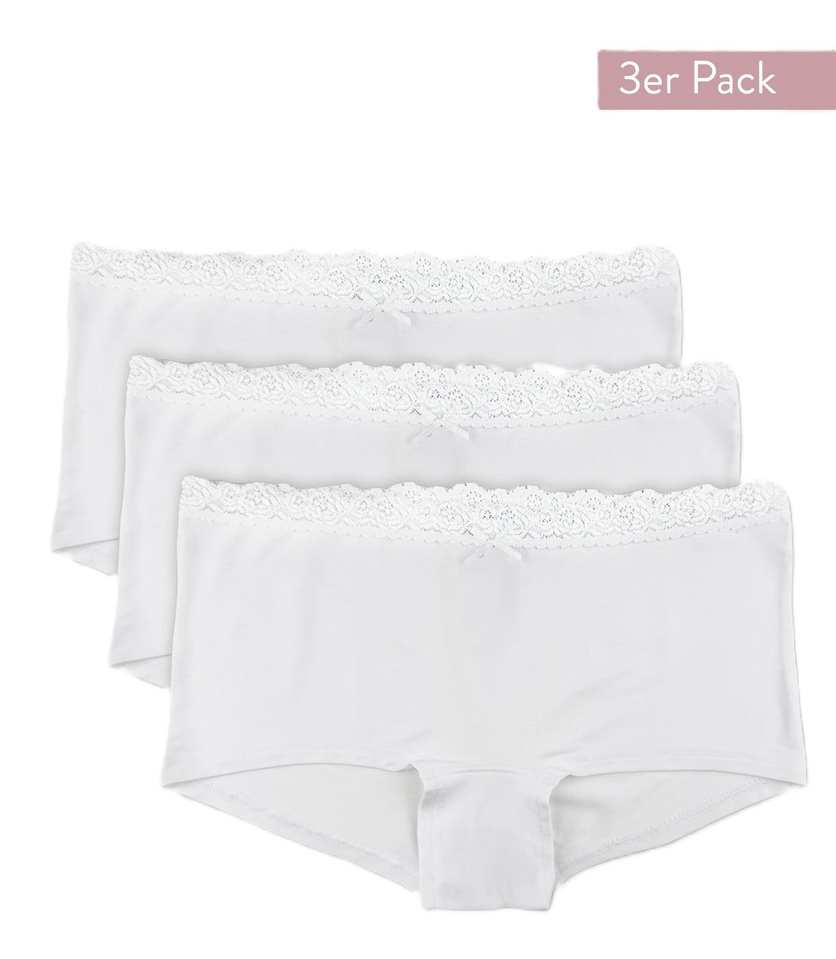 Nina von C Cosy short 3-pack wit
