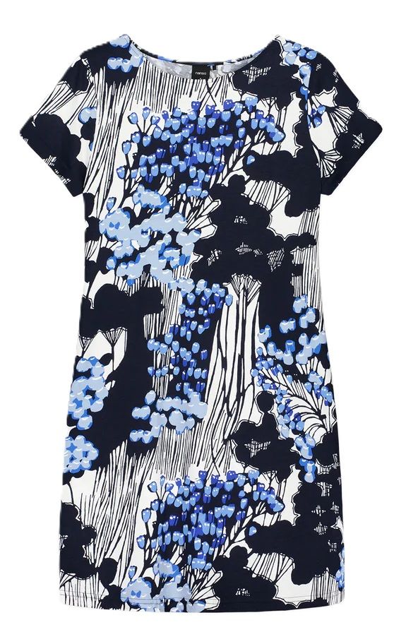 Nanso Kirjokerttu nachthemd blue