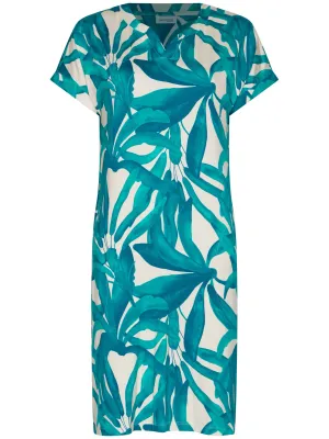 Pastunette Emerald Oasis nachthemd turquoise