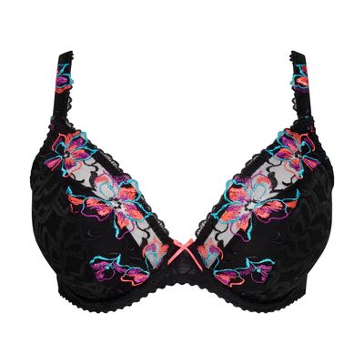PrimaDonna Miyara plunge bh floral eclipse