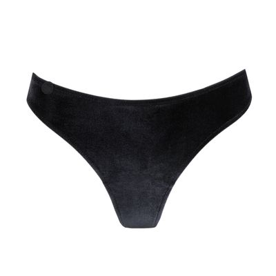 Marie Jo Tom string black velvet