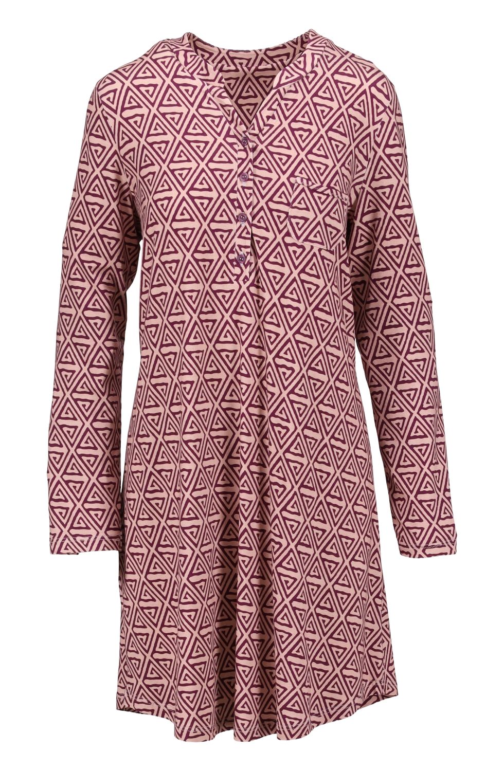 Cherlie Line dames nachthemd wine
