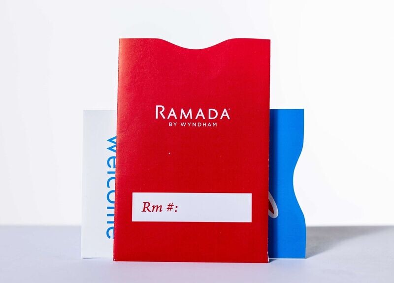 Branded Generic Room Key Sleeves (Quantity: 500)