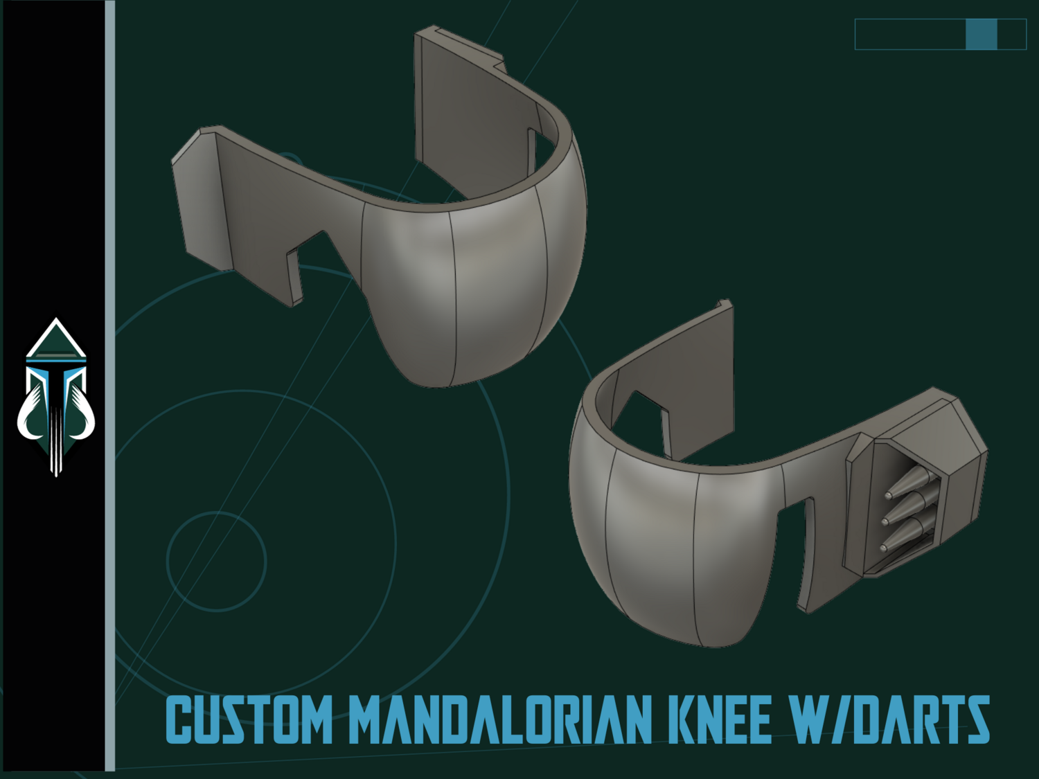 Custom Mandalorian Knee Armor