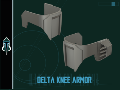 Mandalorian &quot;Delta&quot; Knee armor