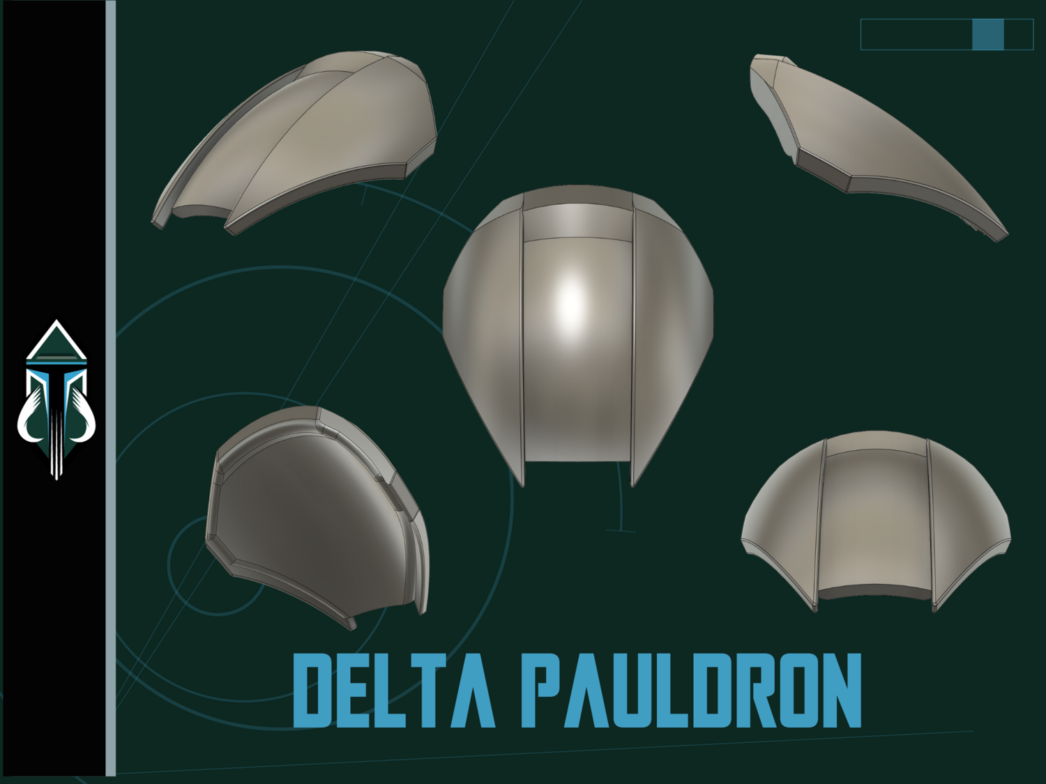 Mandalorian &quot;Delta&quot; Shoulder Pauldron