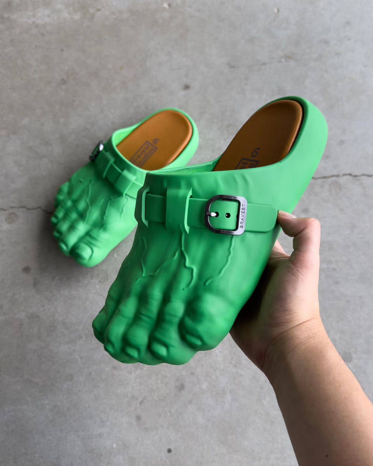 Bravest Studios Foot Clog Green