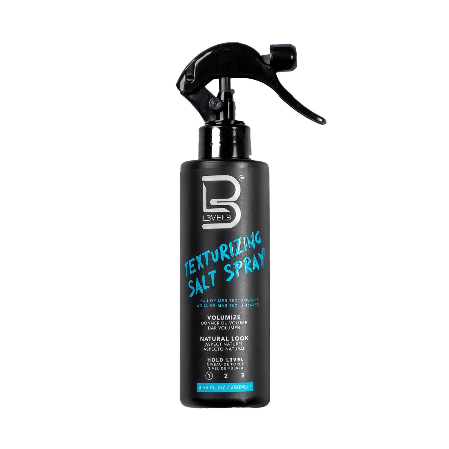 L3 Level 3 Sea Salt Texturizing Spray - Creates Beachy Waves and Texture - Casual Hair Finish