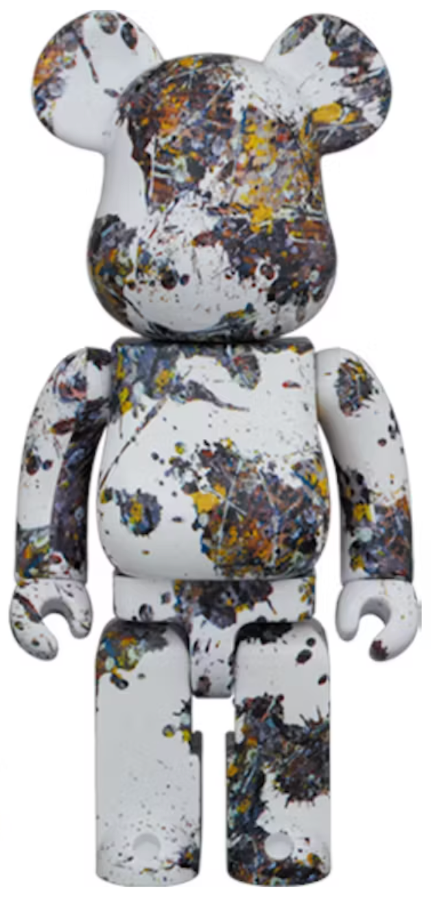 Jackson Pollack Bear BearBrick -1000%