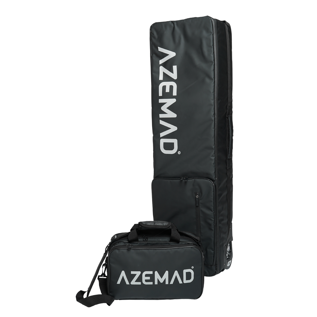 Azemad Stick Bag Team Trolley Black (Orange inside)