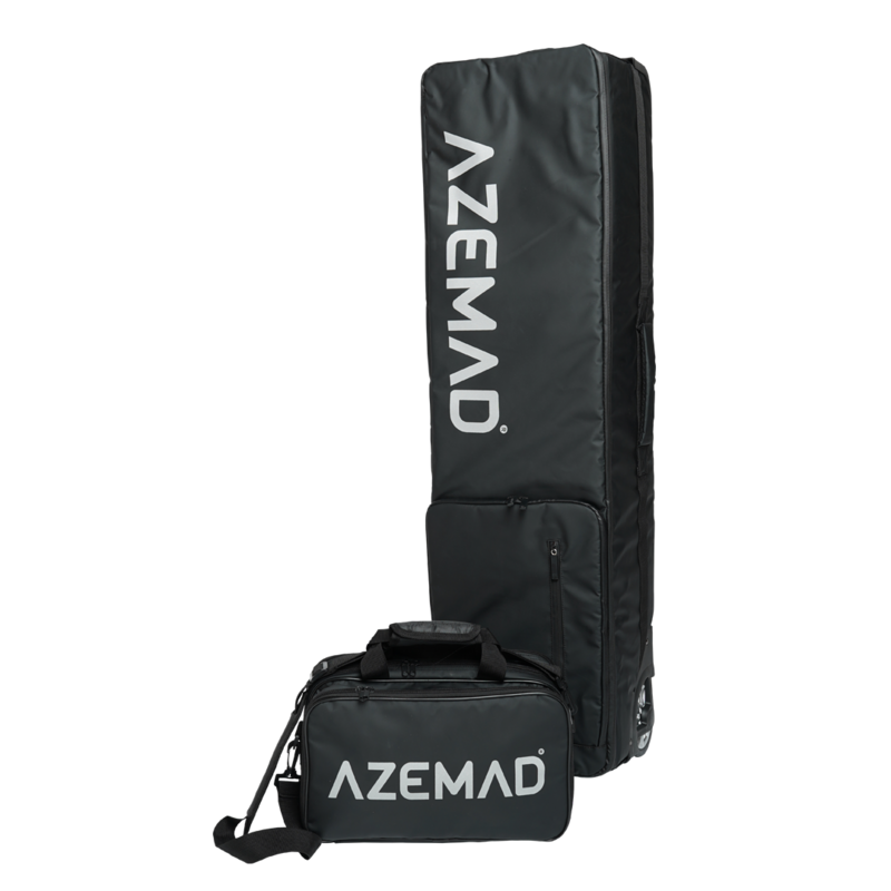 Azemad Stick Bag Team Trolley Black (Orange inside)