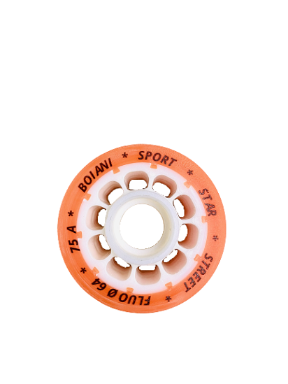 Wheels Boiani Sport 75a  Orange Fluro Street