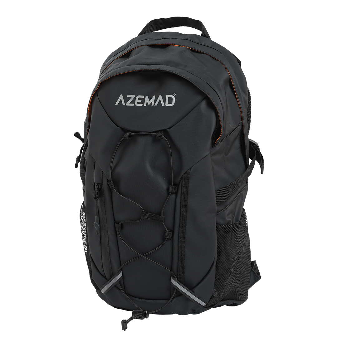 Azemad Bag Sports Blackpack Black (Orange inside)