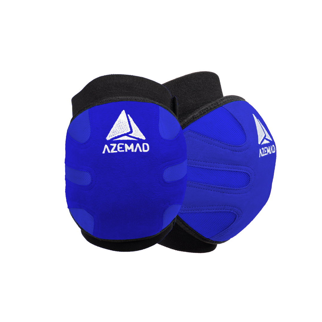 Azemad Knee Pads, Colour: Blue, Size: Small