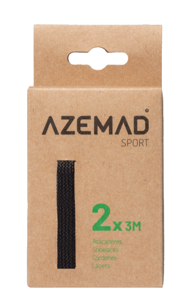 Azemad Laces 3m, Colour: Black