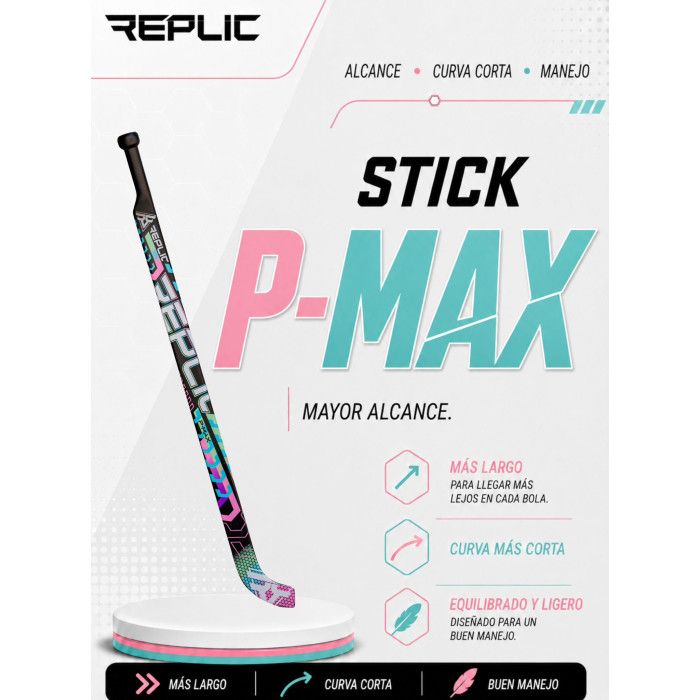 Replic P-MAX Goalkeeper Stick Black