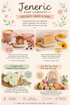 Specialty Soaps and more!