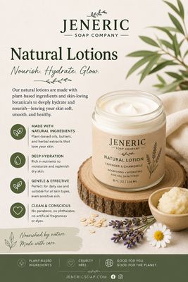 Lotion: handcrafted small batches