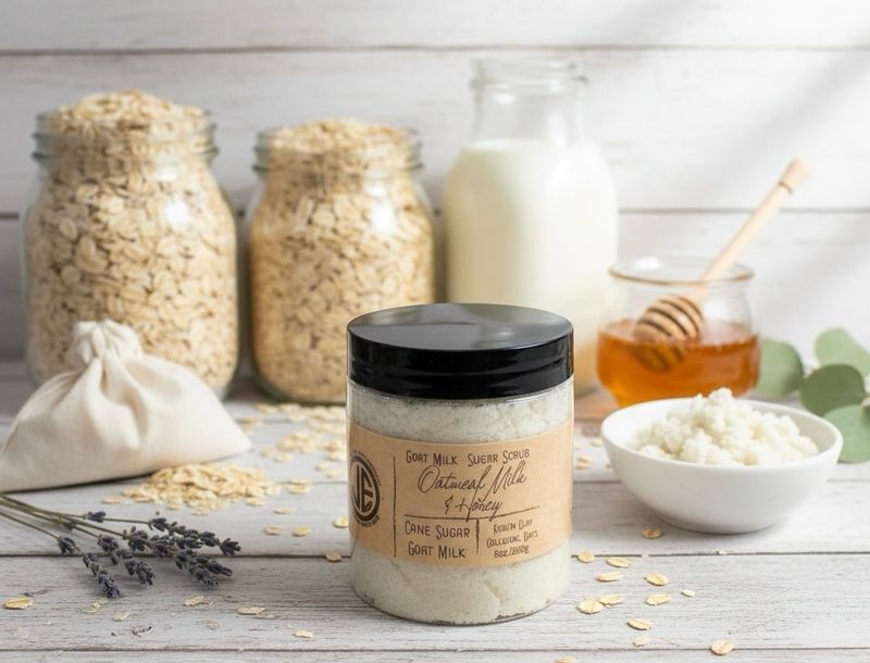 Oatmeal Milk &amp; Honey Goat Milk Sugar Scrub