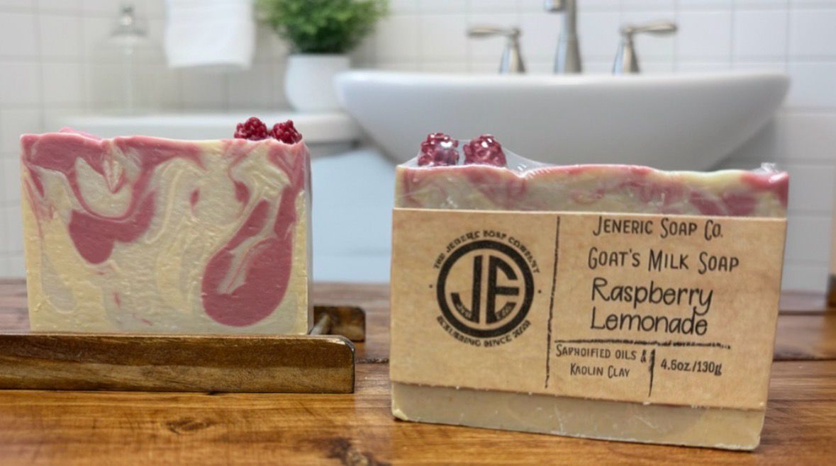 Raspberry Lemonade Goats Milk soap