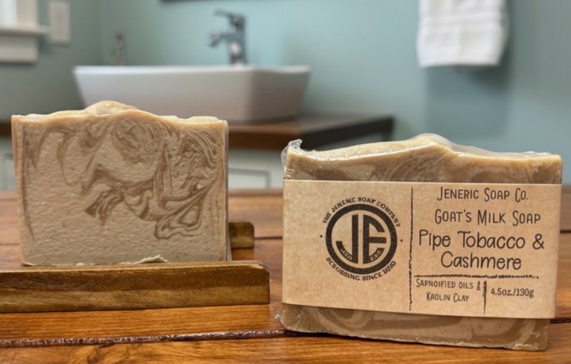 Pipe Tobacco &amp; Cashmere Goats Milk Soap