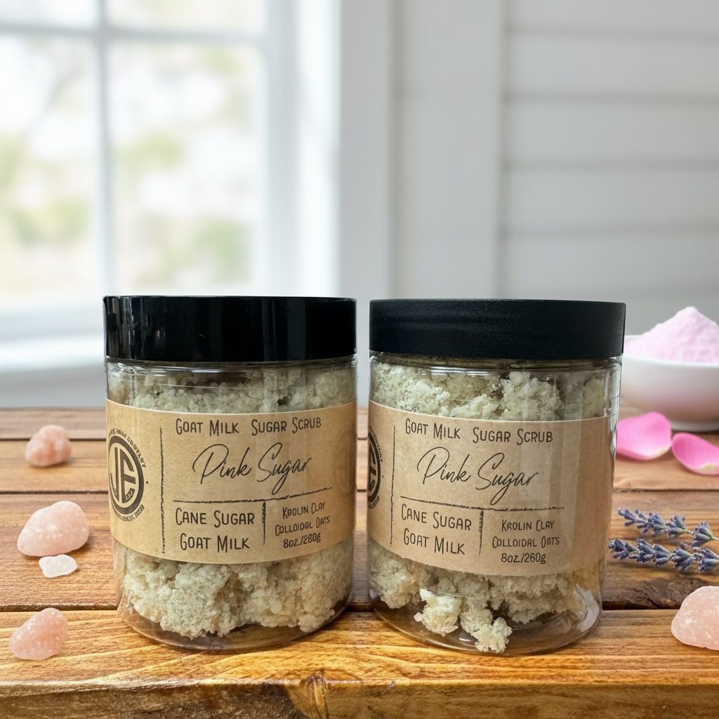 Pink Sugar Goat Milk Sugar Scrub