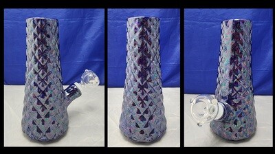 Moody Blue Water Pipe Glazed Ceramic