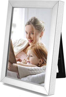 5x7 Picture Frame Personalized 20S Voice Recordable Picture Frame, Metal