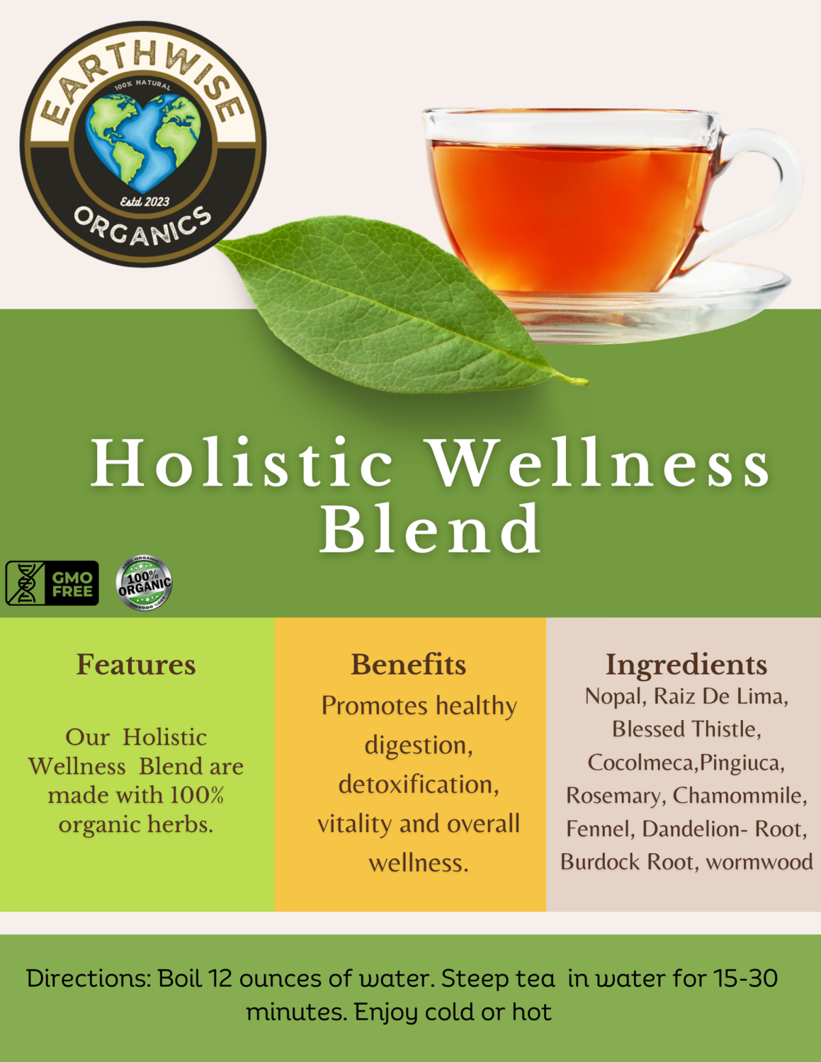Holistic Wellness Tea