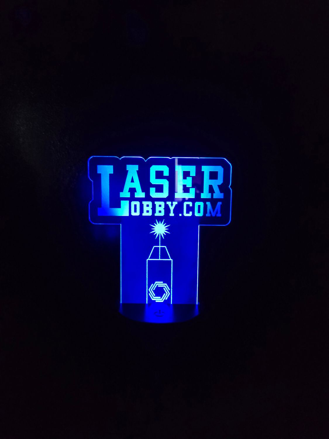 LED Base with Acrylic Sign