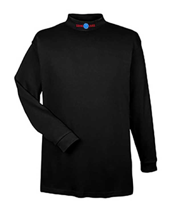 Mock Turtleneck Long Sleeve: EMS Saving Lives