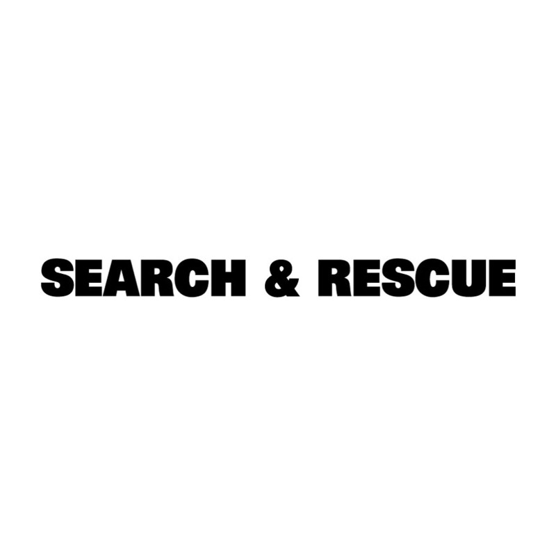 Window Decal (Die-Cut): SEARCH &amp; RESCUE