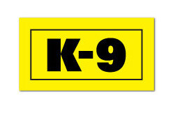 Reflective Patch: K-9 Label