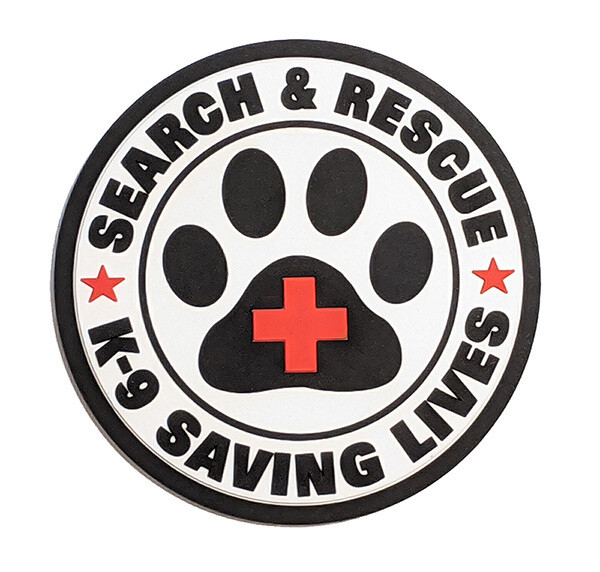 PVC Patch: SAR K-9 Saving Lives