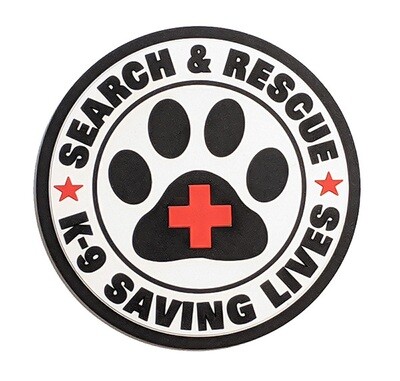 PVC Patch: SAR K-9 Saving Lives
