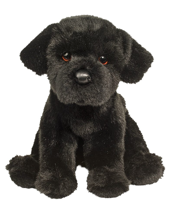 Plush Search Dog: Black Lab 12"
