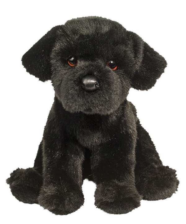 Plush Search Dog: Black Lab 12&quot;