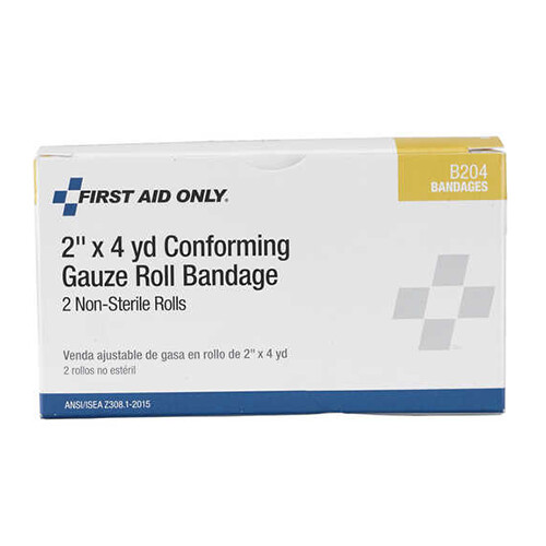 Gauze Bandage Roll 2&quot; x 4 Yds (Pack of 2)