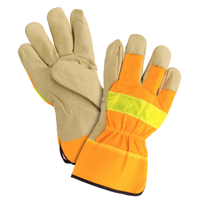 Kinco® Hi-Vis Pigskin Gloves